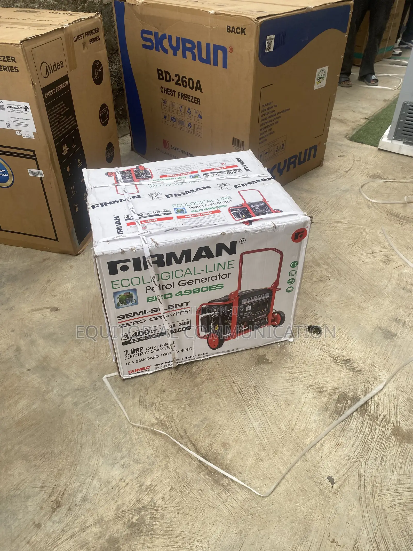 3.4KVA KEY STARTER Firman ECO Petrol Power Station