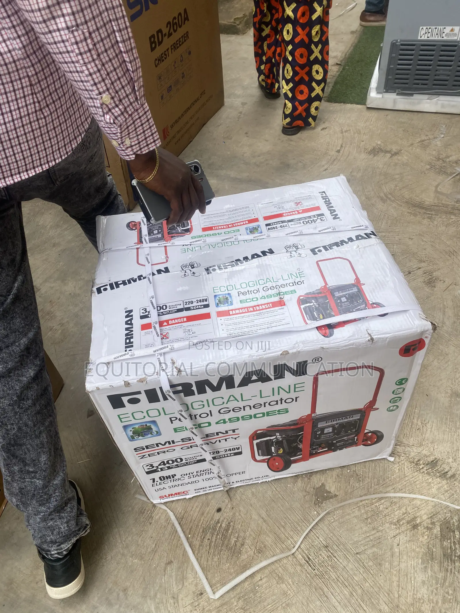 3.4KVA KEY STARTER Firman 4990ES Backup Power Machine
