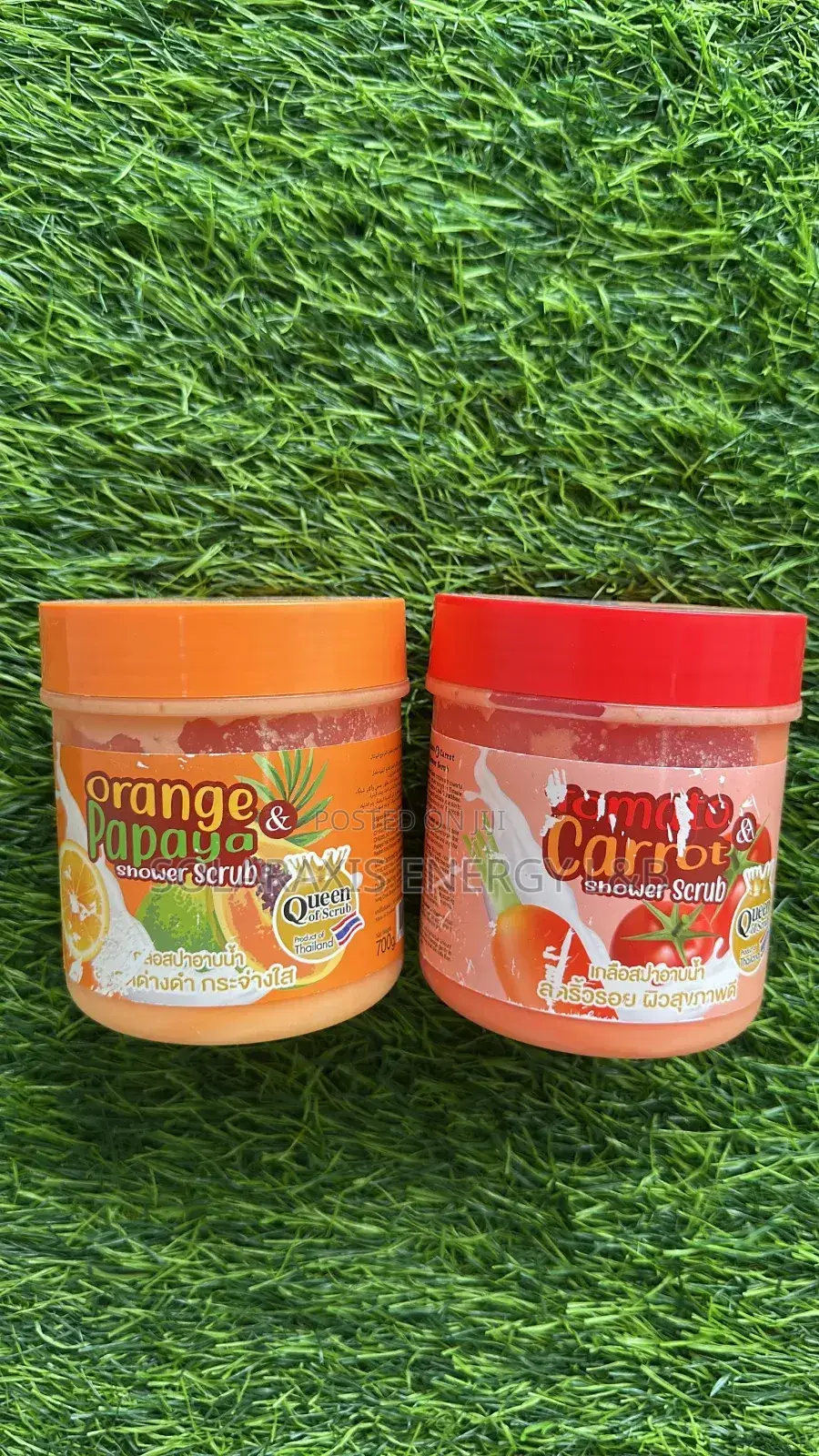 Orange and Popaya Showerscrub