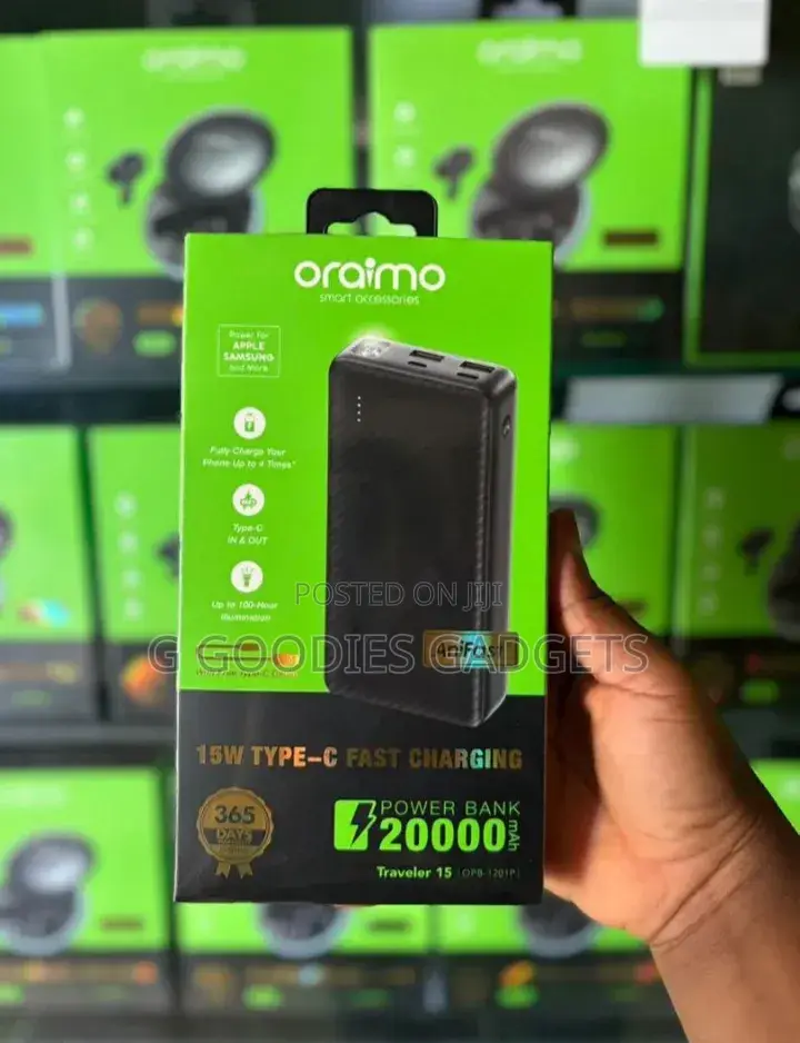 Oraimo 20,000 Mah Power Bank