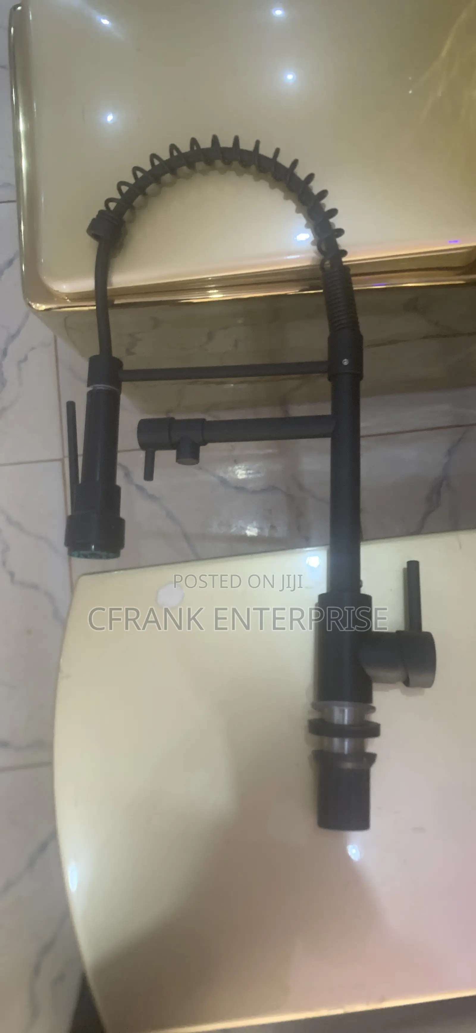 *Premium Long Neck Tap Mixer - Hot Cold Kitchen/Bathroom Tap*
