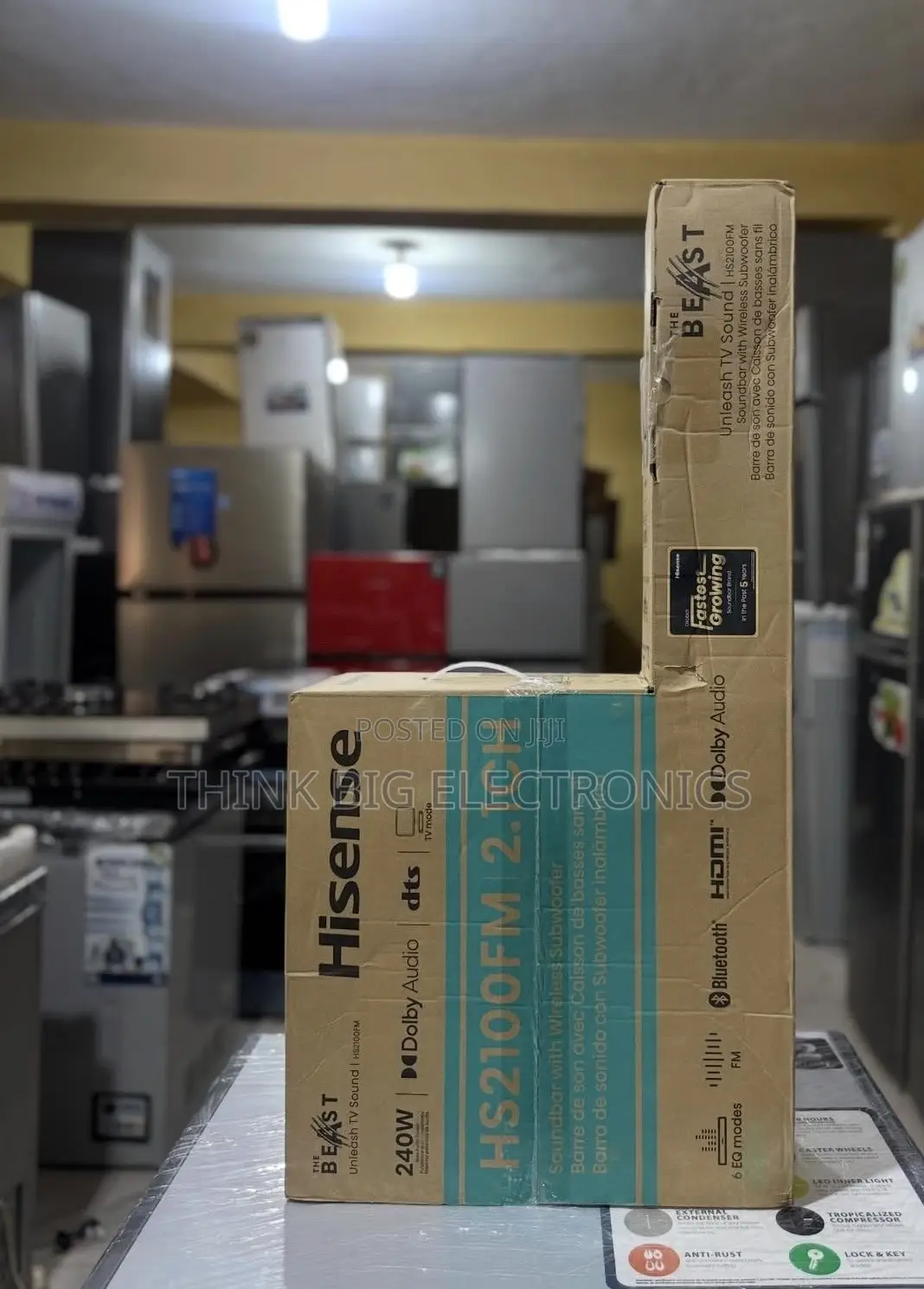 240w Hisense Soundbar With Wireless Subwoofer