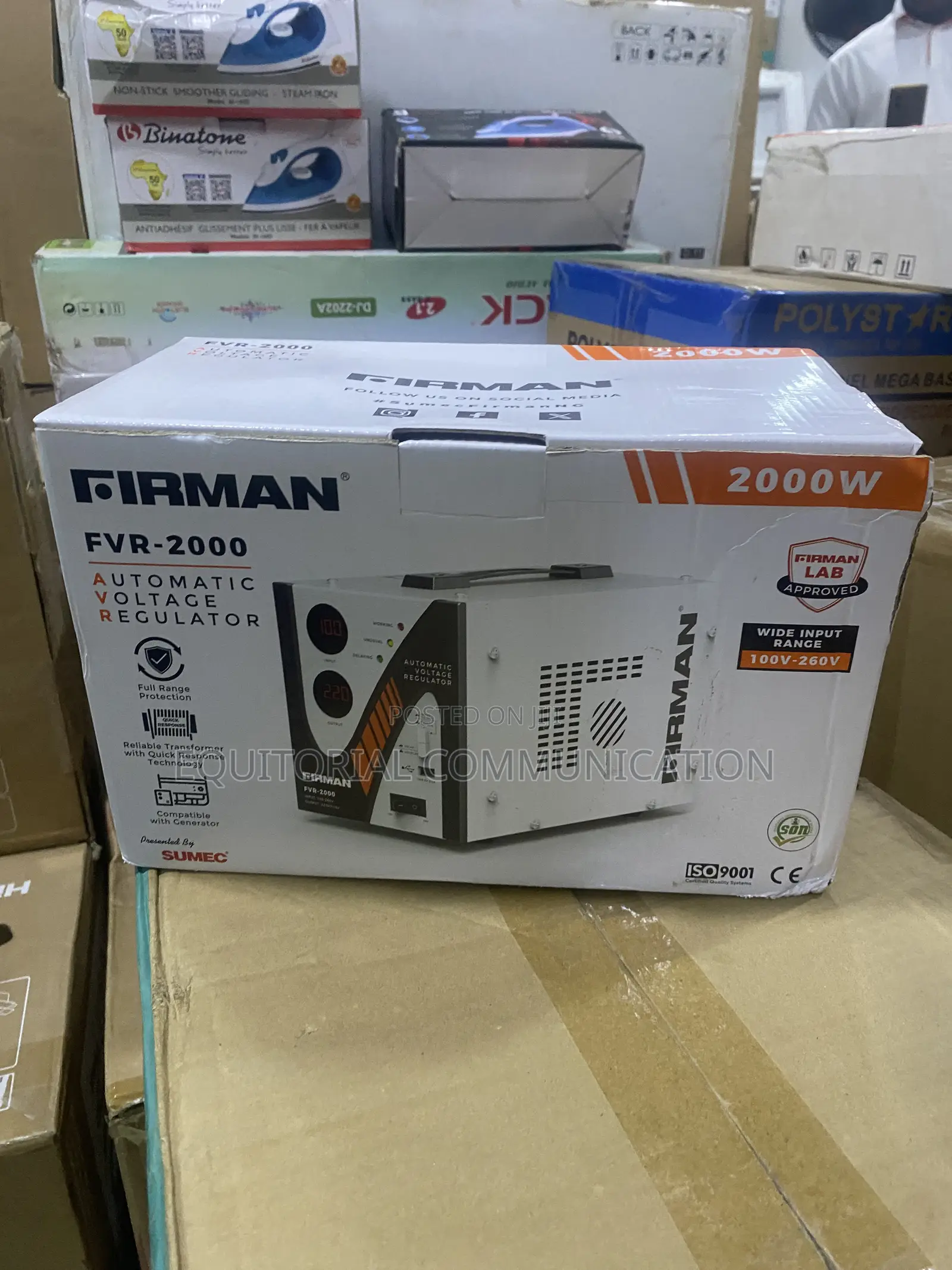 Firman FVR-2000 2000W Automatic Voltage Stabilizer