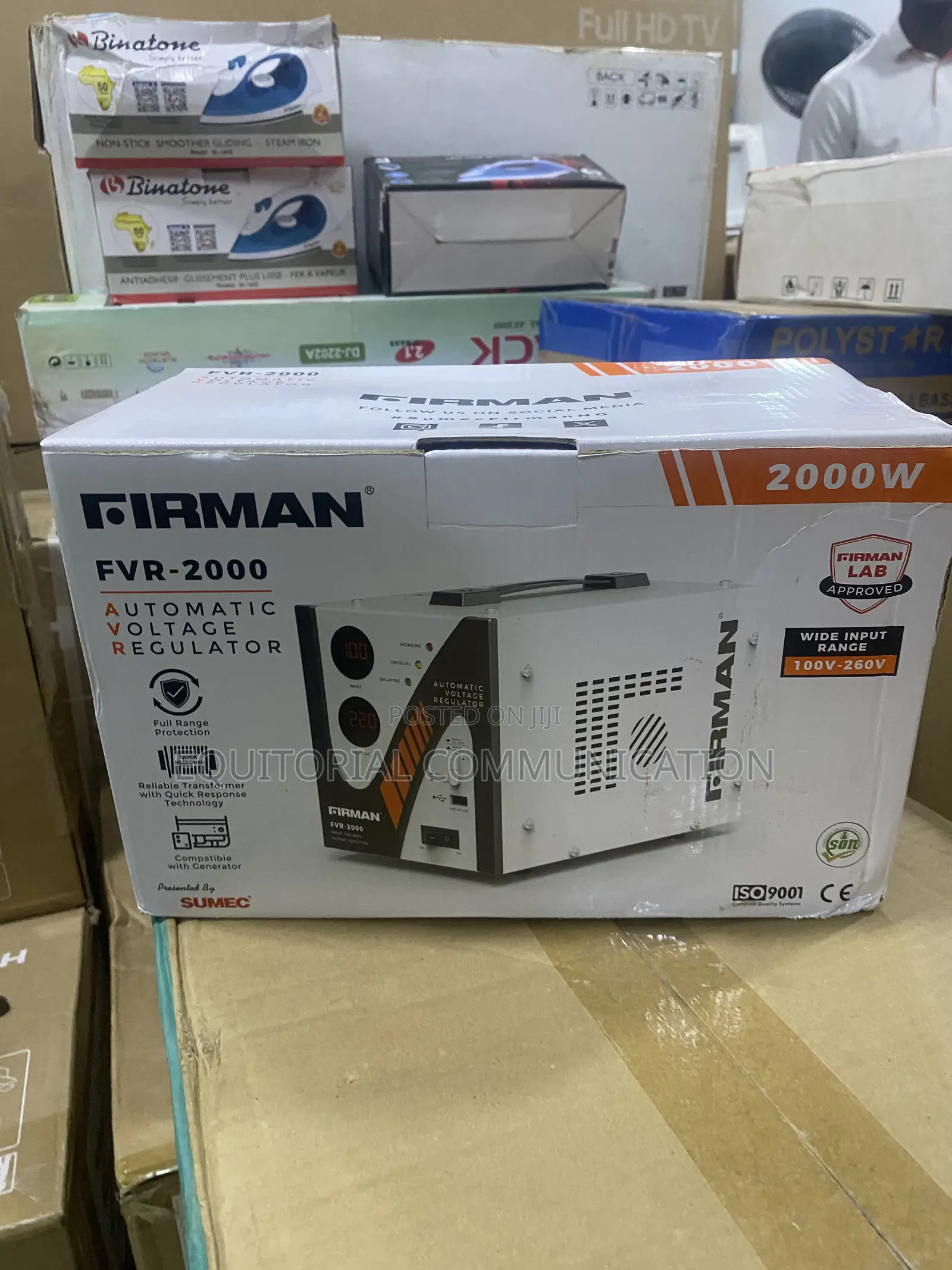 Firman FVR-2000 2000W Automatic Voltage Stabilizer