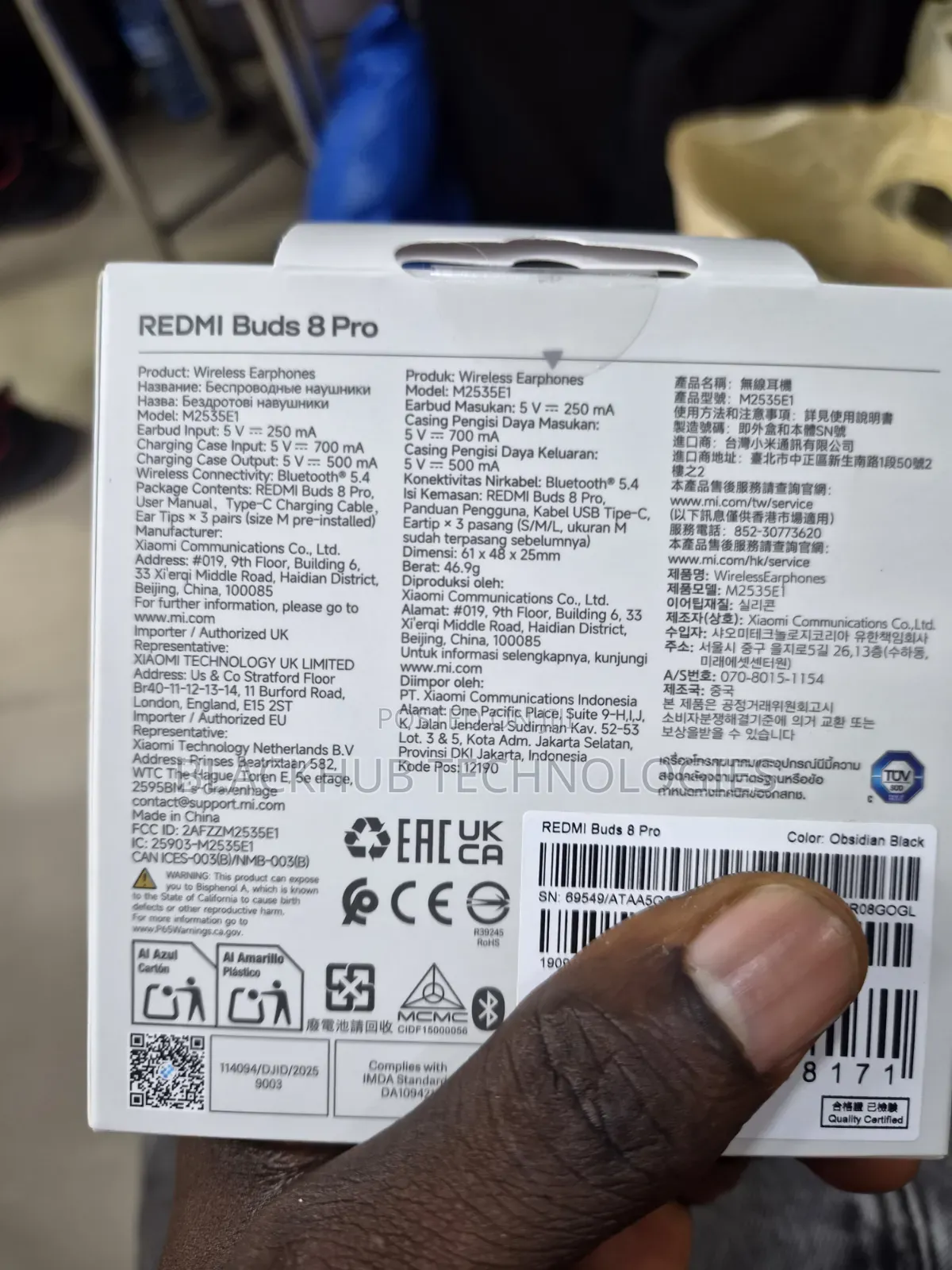 Redmi Buds 8 Pro,Dolby Audio,ANC, Hi-Res,3-Mic, Dual Device Connection
