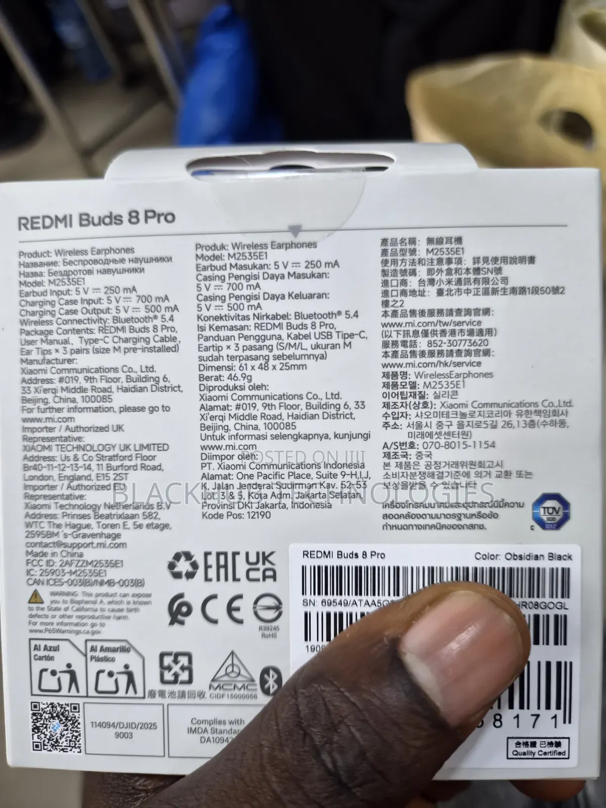 Redmi Buds 8 Pro,Dolby Audio,ANC, Hi-Res,3-Mic, Dual Device Connection