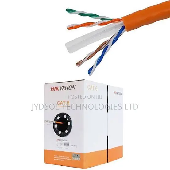 Hikvision CAT6 U/Utp Network Cable (Solid Copper, 0.5mm)