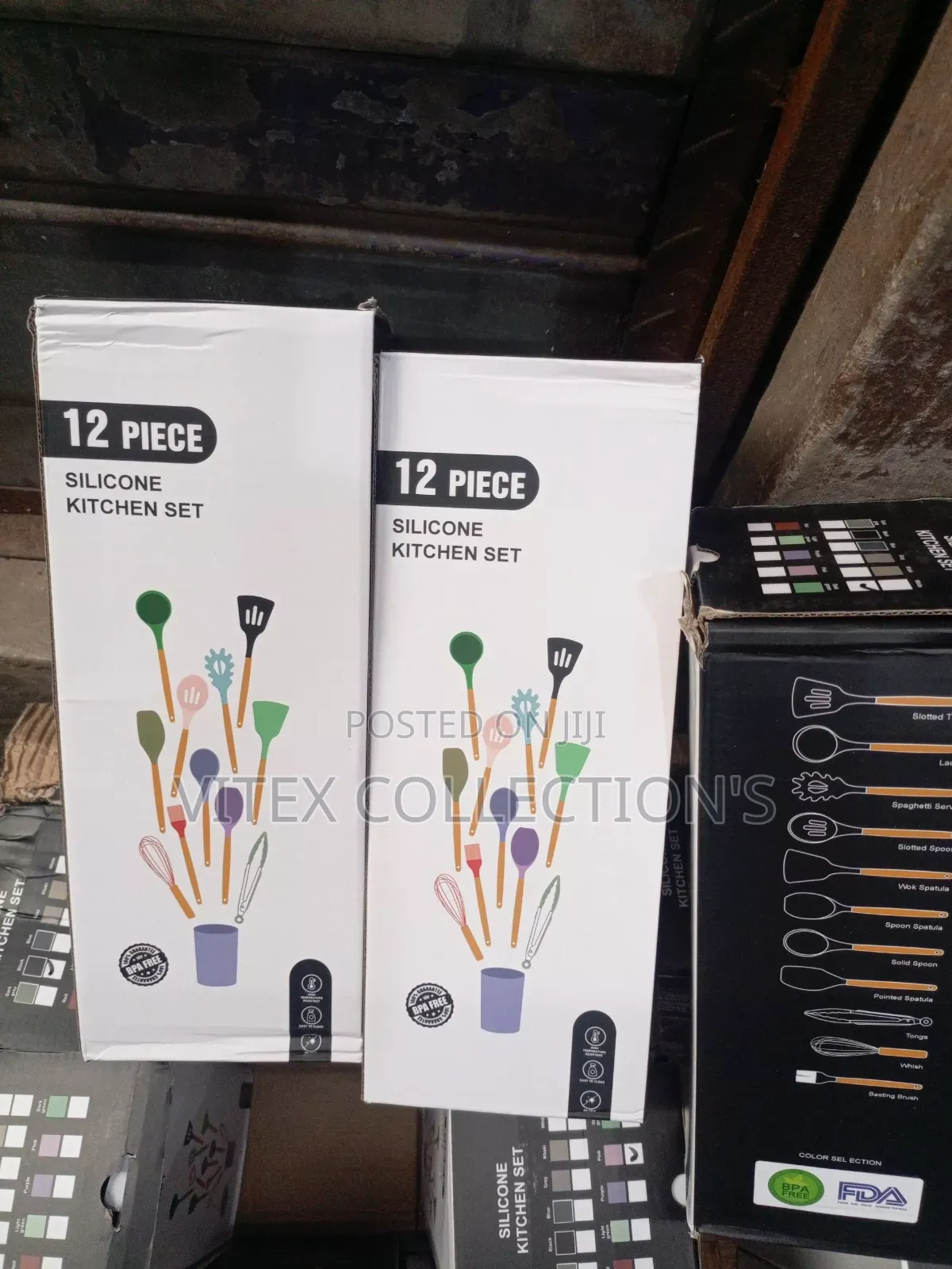 12pcs Silicone Spoon Set
