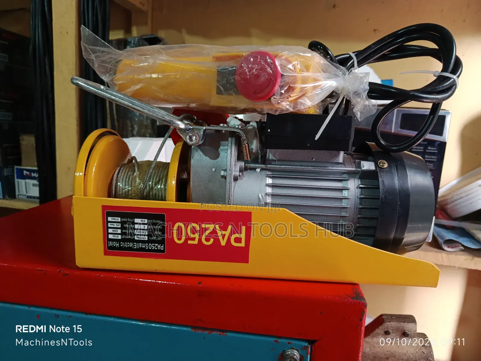 250Kg Electric Rope Hoist