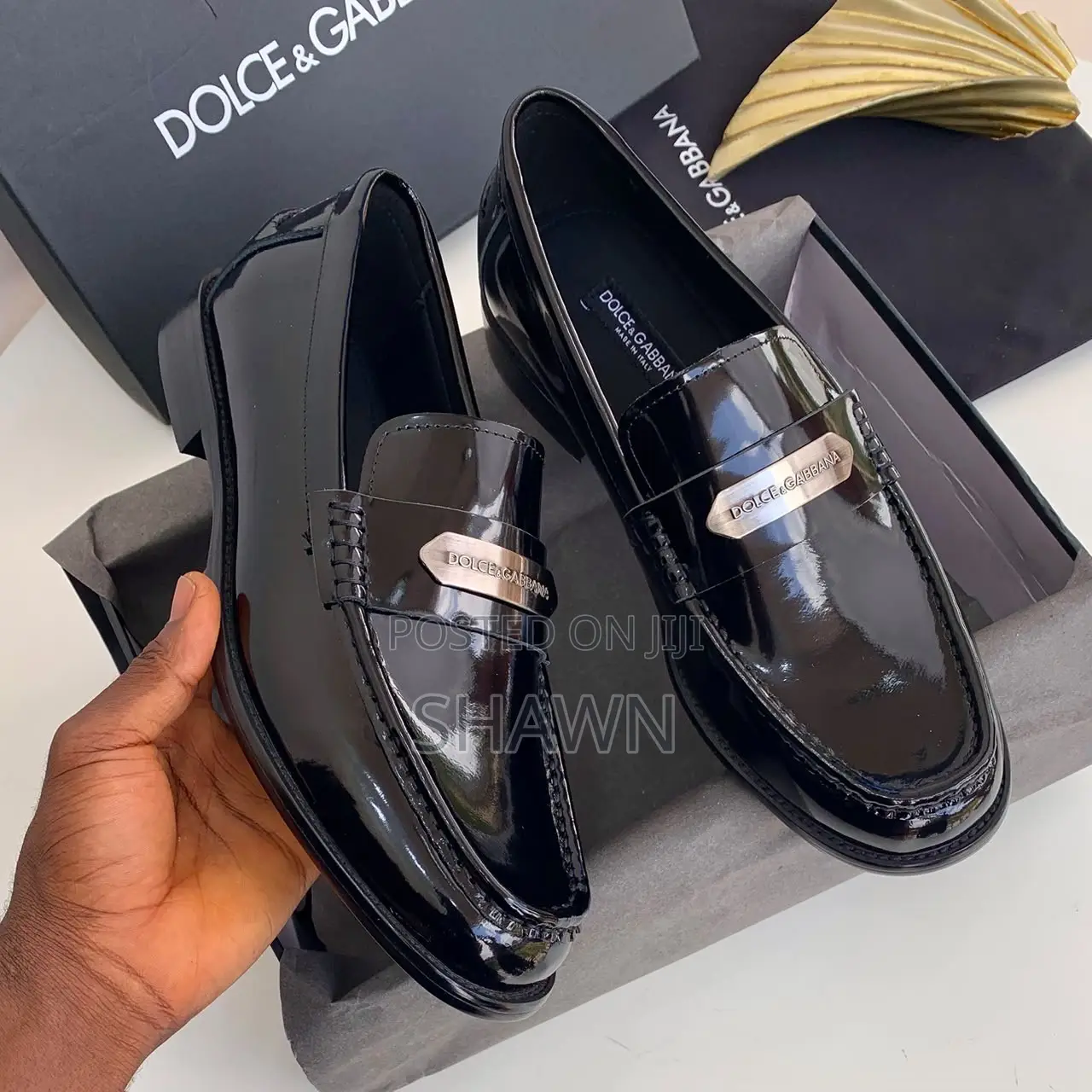Dolce and Gabbana Patent Leather Loafers