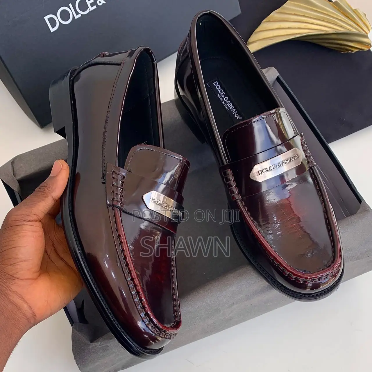 Dolce and Gabbana Patent Leather Loafers