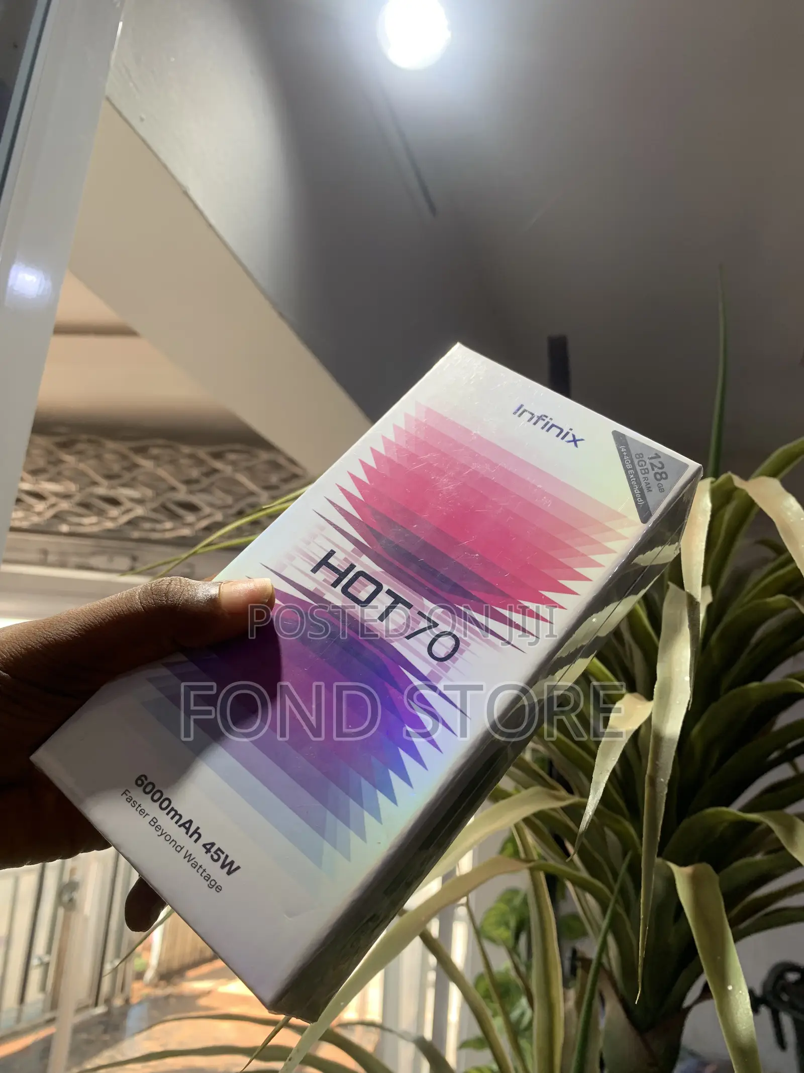 New Infinix Hot 70 128 GB Black