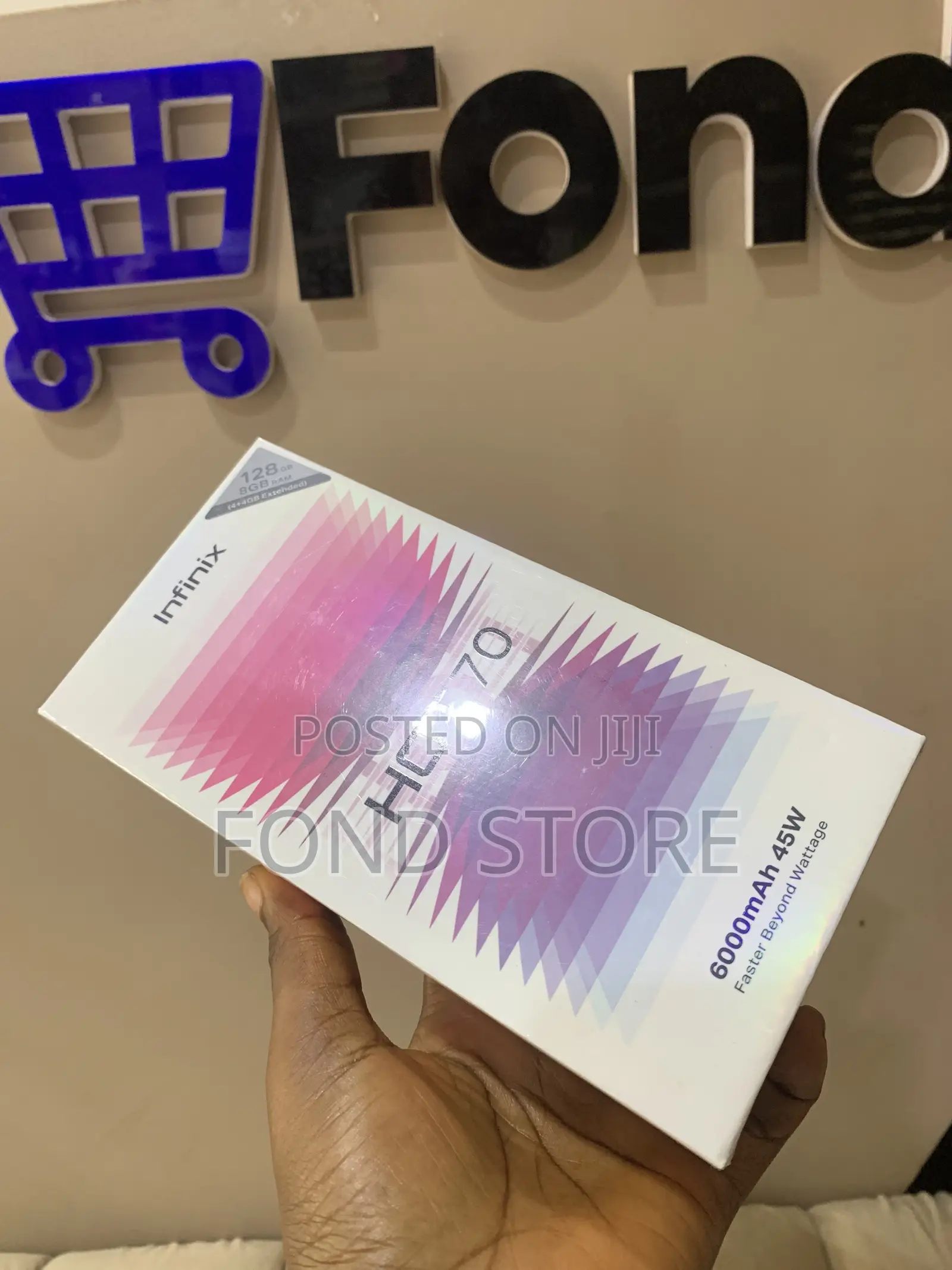 New Infinix Hot 70 128 GB Black