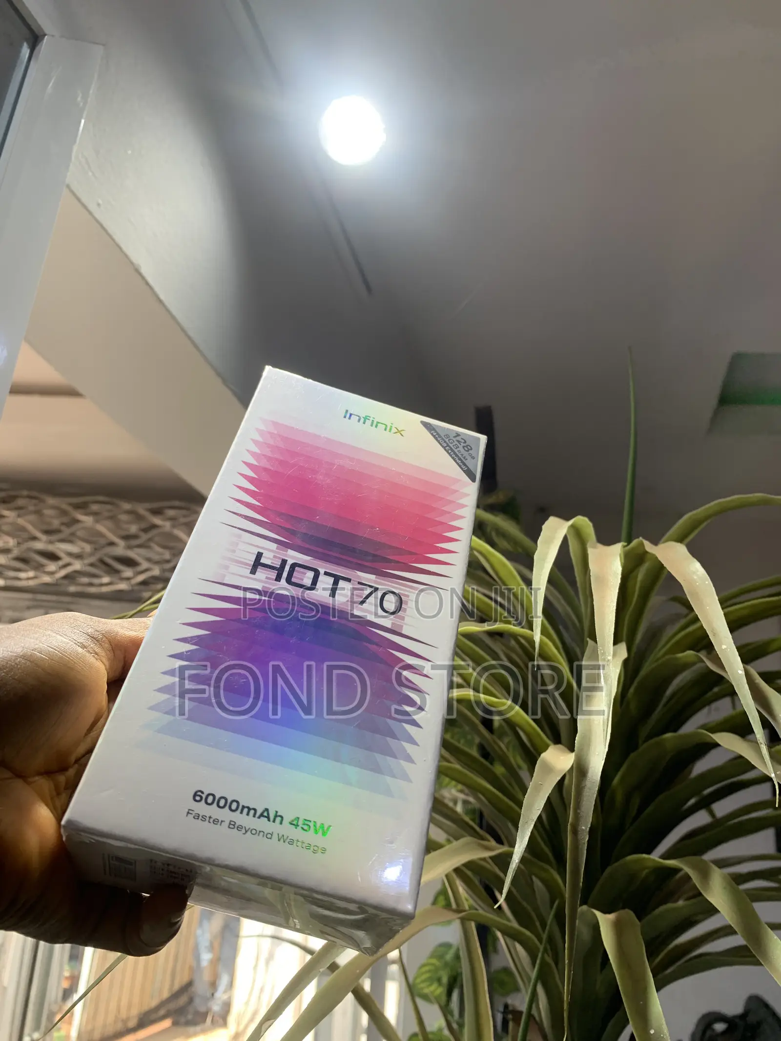 New Infinix Hot 70 128 GB Black