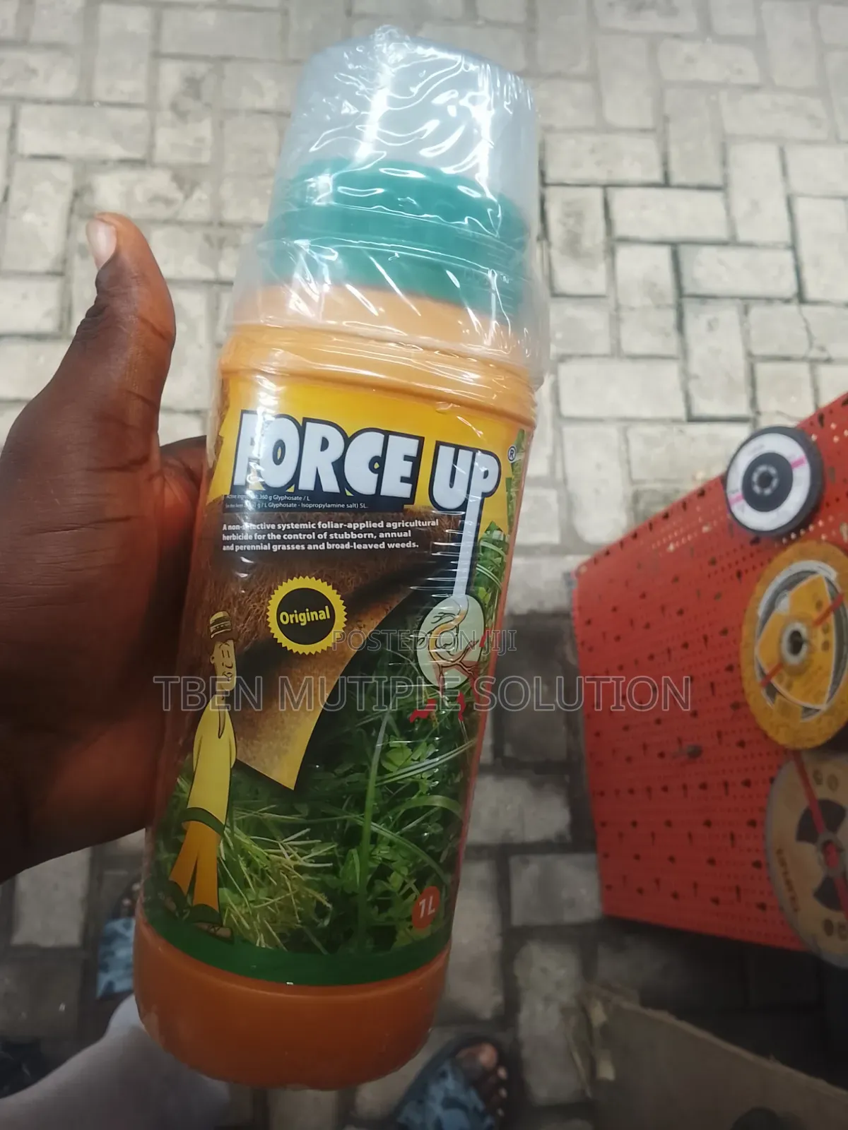 1-Liter Bottle of Force Up Herbicide,