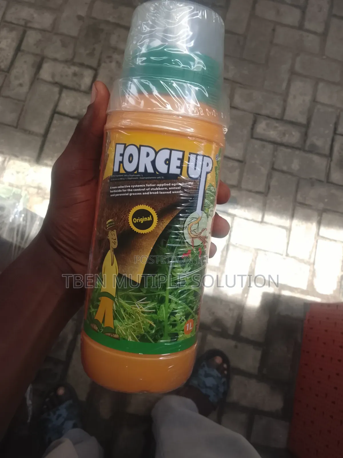1-Liter Bottle of Force Up Herbicide,