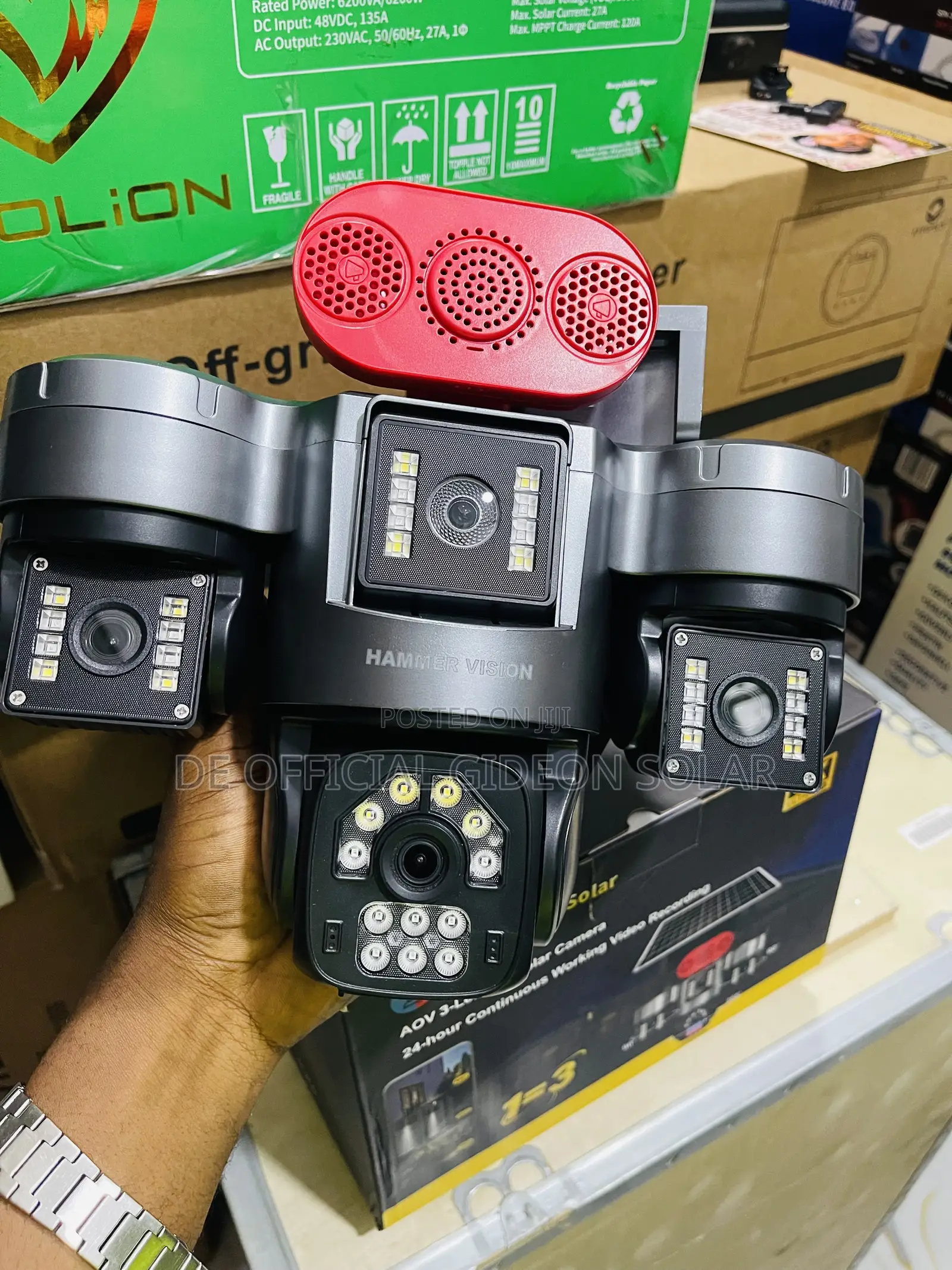 AOV Smart Solar Camera (3 Lense)