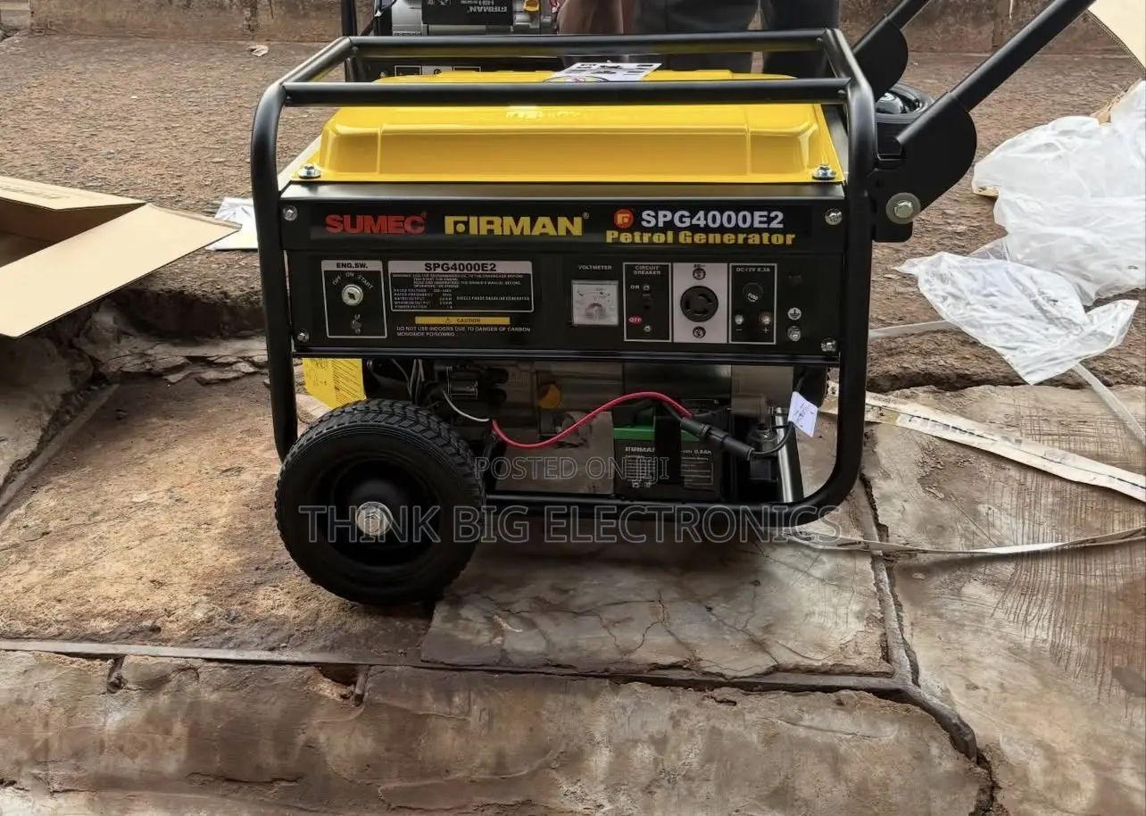Sumec Firman 3.3kVA Key Start Petrol Generator (SPG4000E2)
