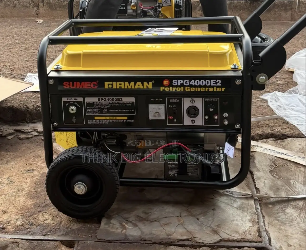 Sumec Firman 3.3kVA Key Start Petrol Generator (SPG4000E2)