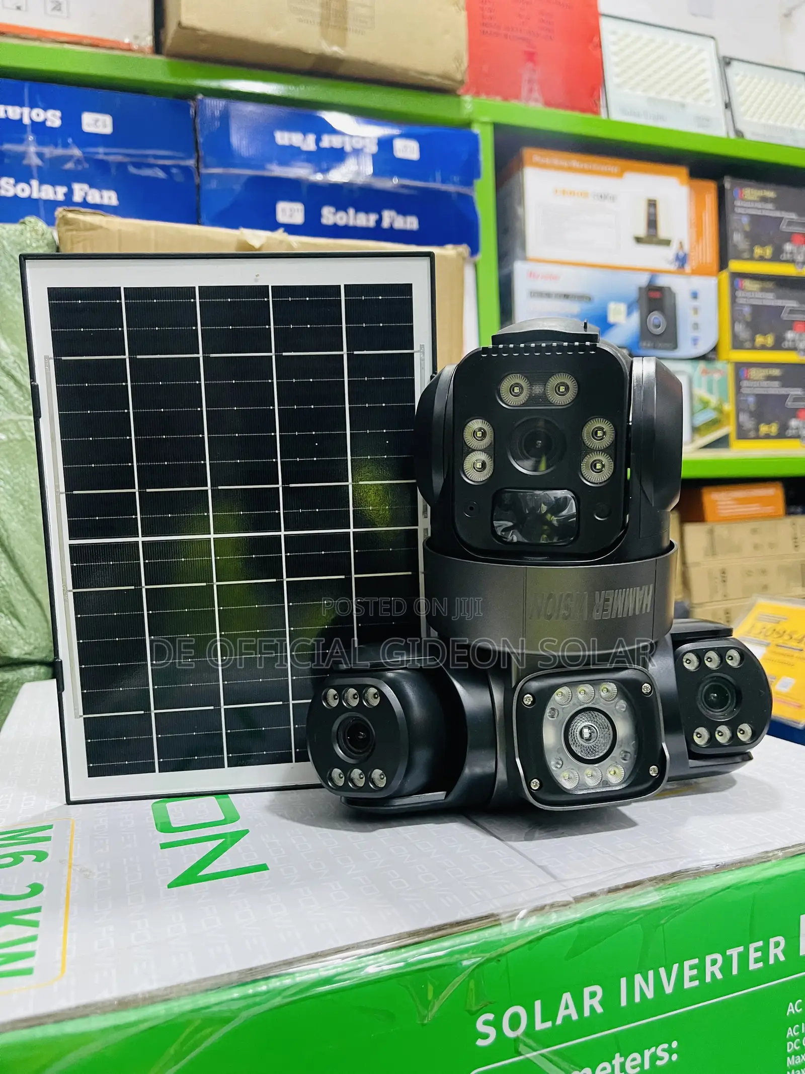 V380 CCTV 12MP Solar Powered Camera