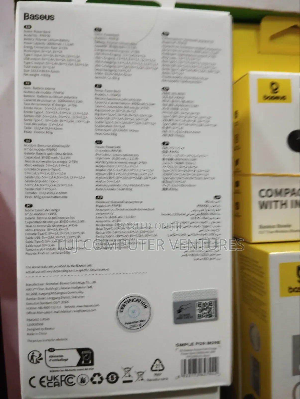 Baseus 30000mah 20w Powerbank