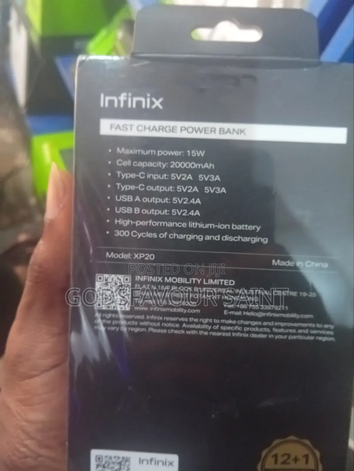 X Power by Infinix 20000mah