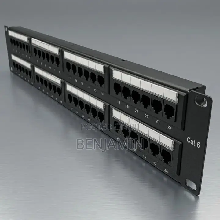 Patch Panel (48 Port Cat6)