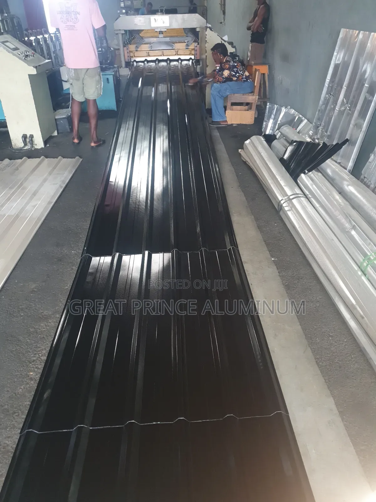 Great Prince Aluminum Roofing Sheet Brown Beach and Block