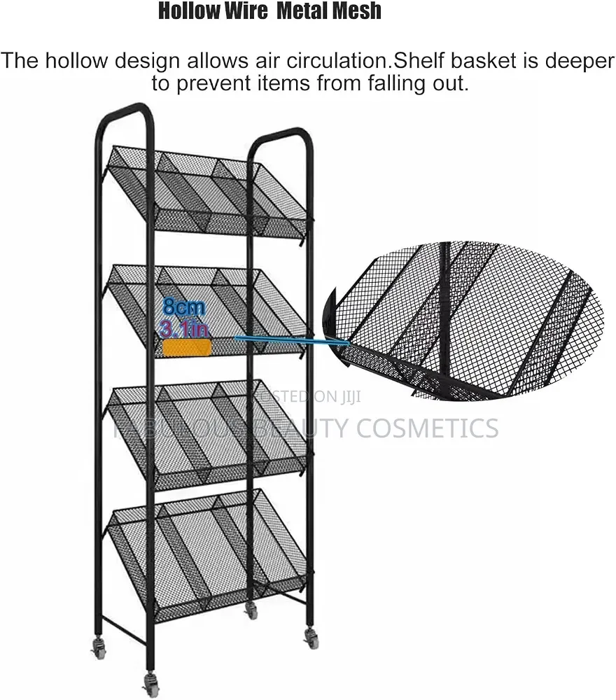 Supermarket Store Organizer Holder Supermarket Shelf Trolley