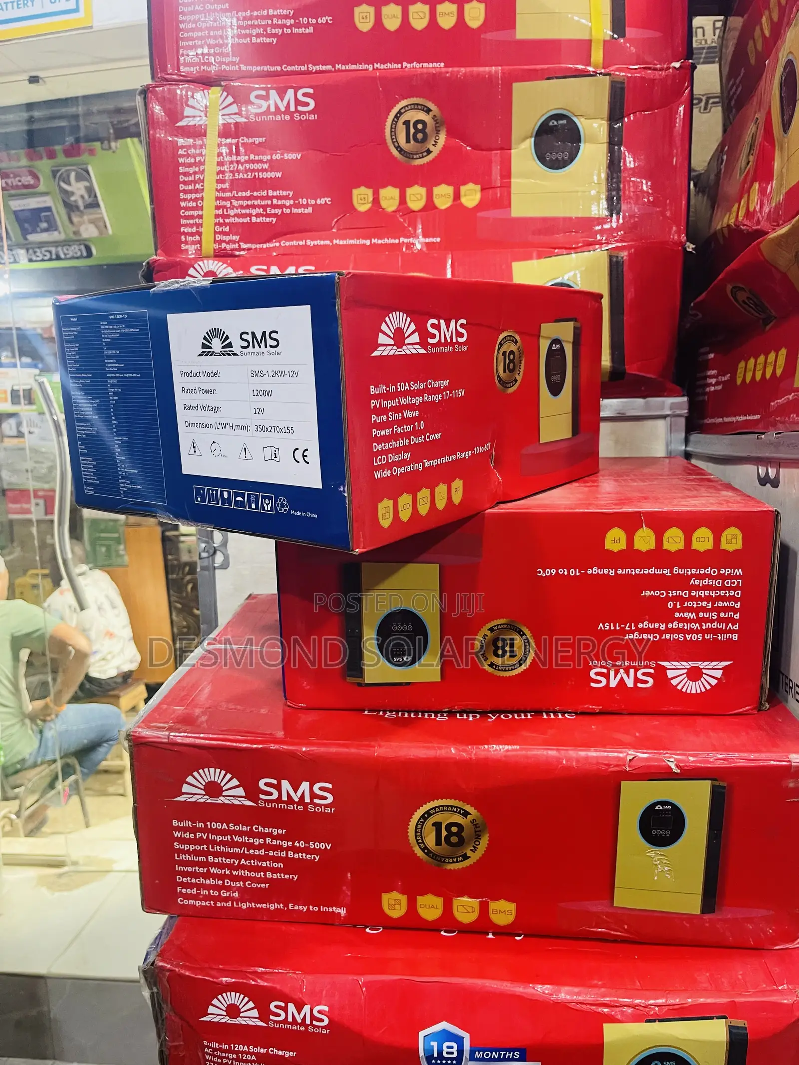 1.2kva SMS Hybrid Power Inverter Is Now Available in Good Price