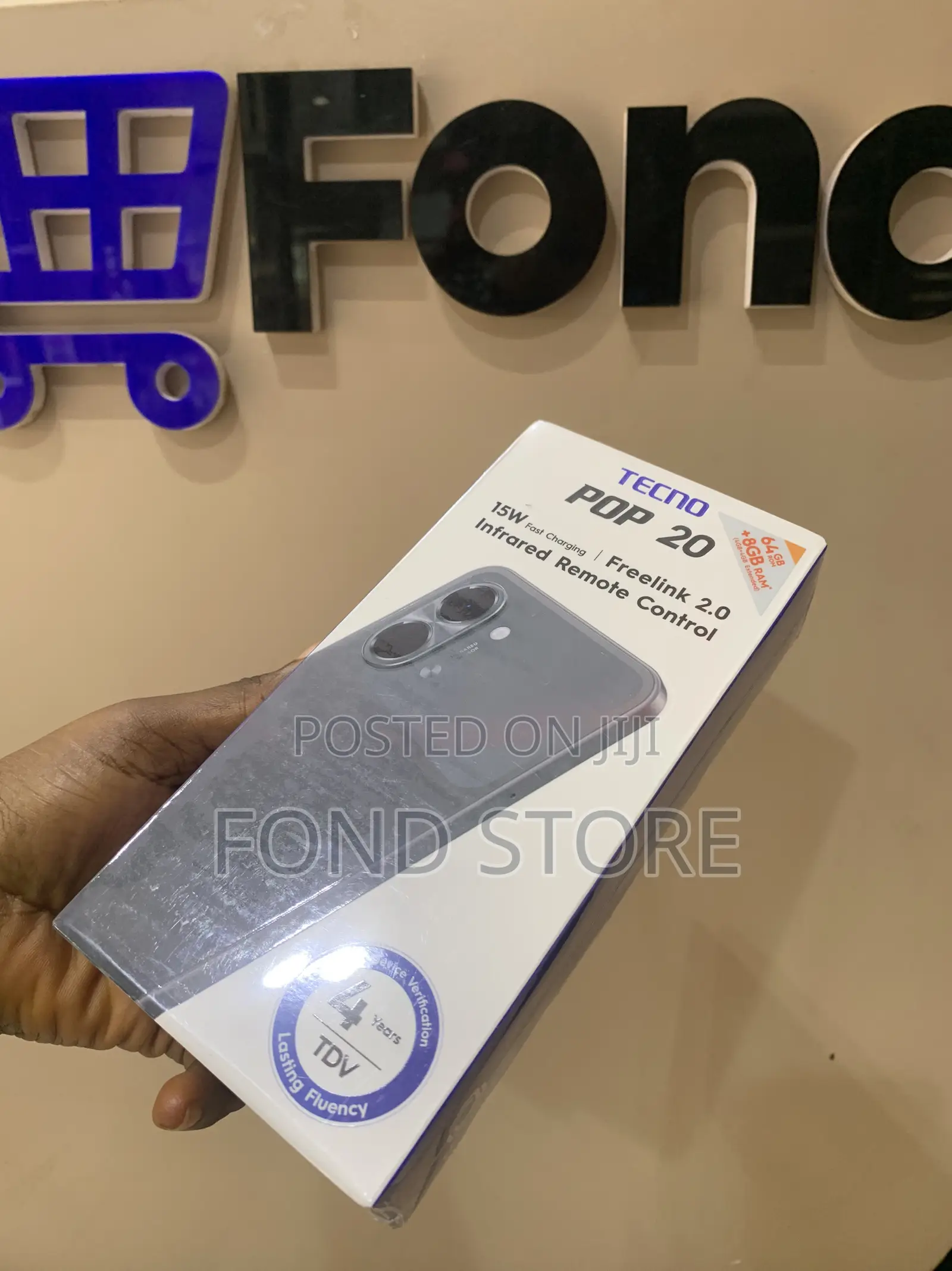 New Tecno Pop 20 64 GB Black