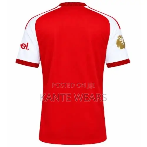 Arsenal 2026/2027 Home Jersey With Gold Premier League Champions Badge