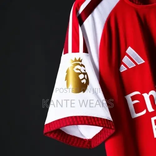 Arsenal 2026/2027 Home Jersey With Gold Premier League Champions Badge