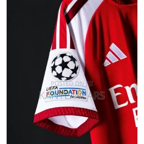 Arsenal 2026/2027 Home Jersey With Champions League Badges