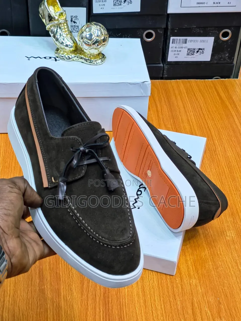 Men's Suede Tassel Slip-on Loafers With White Soles