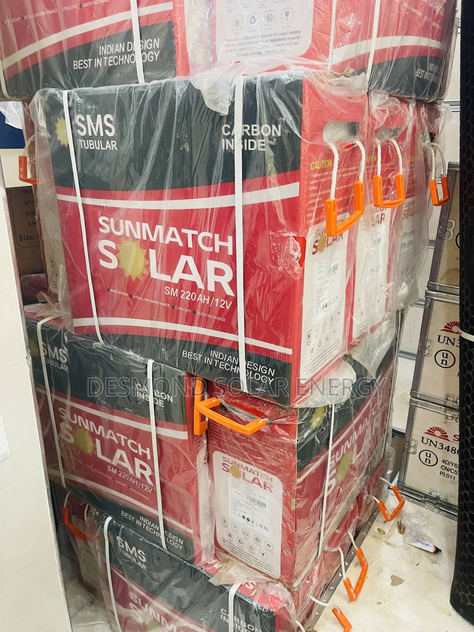 220ah 12v SMS Solar Tubular Battery Available Now in Good Price