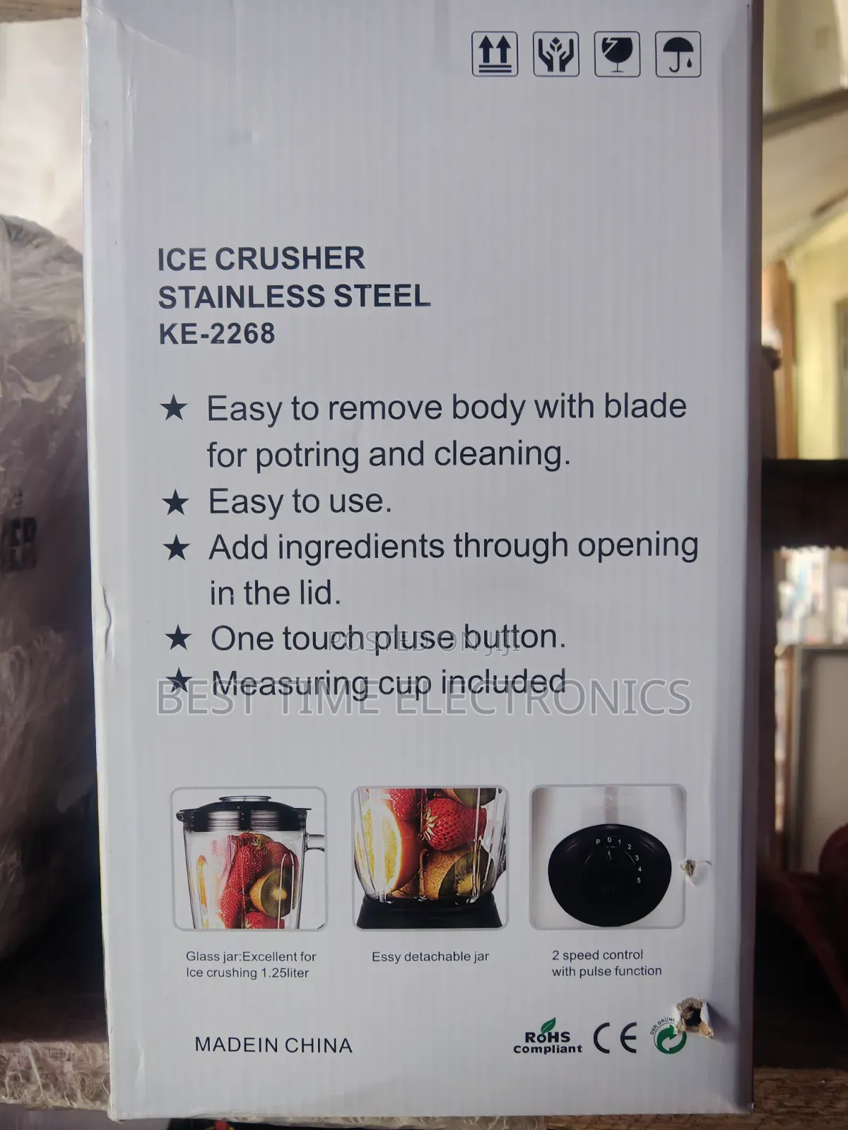 Quality Yinwish 1.5ltr Ice Crush Blender