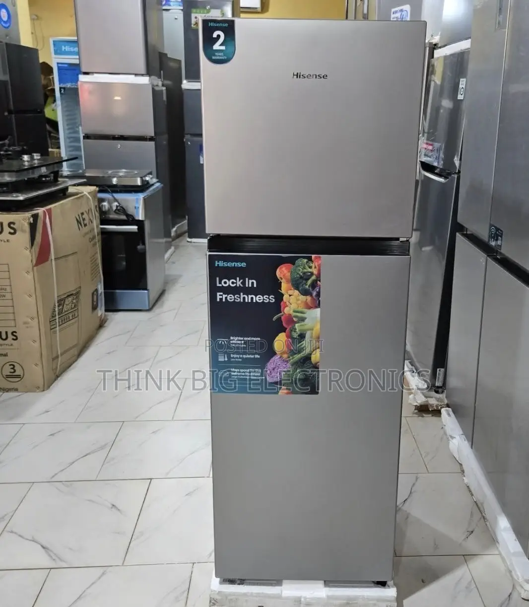 154l Hisense Double Door Refrigerator