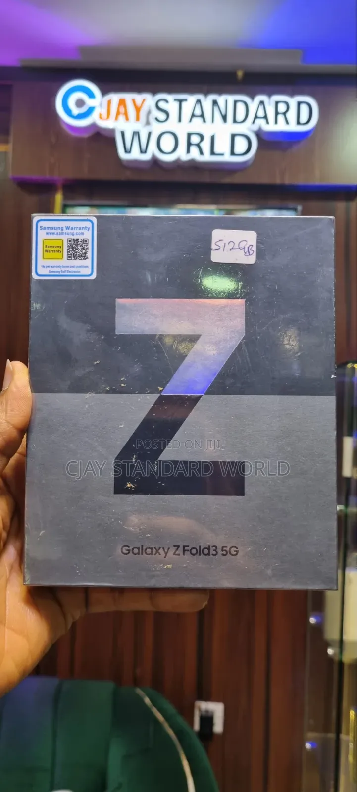 New Samsung Galaxy Z Fold 3 512 GB Black