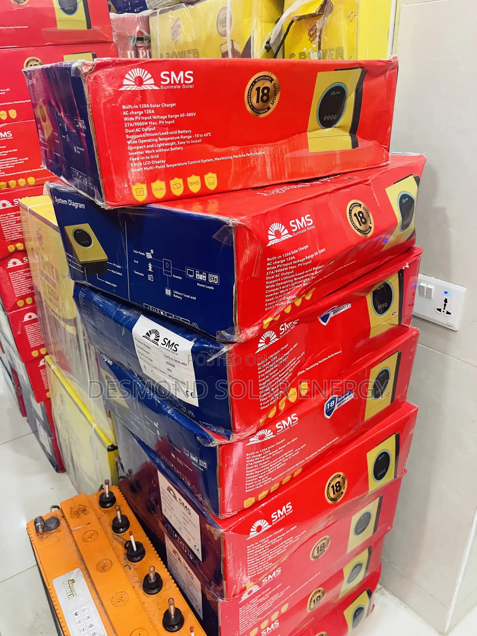 6.5kva 48v SMS Solar Hybrid Inverter Available Now
