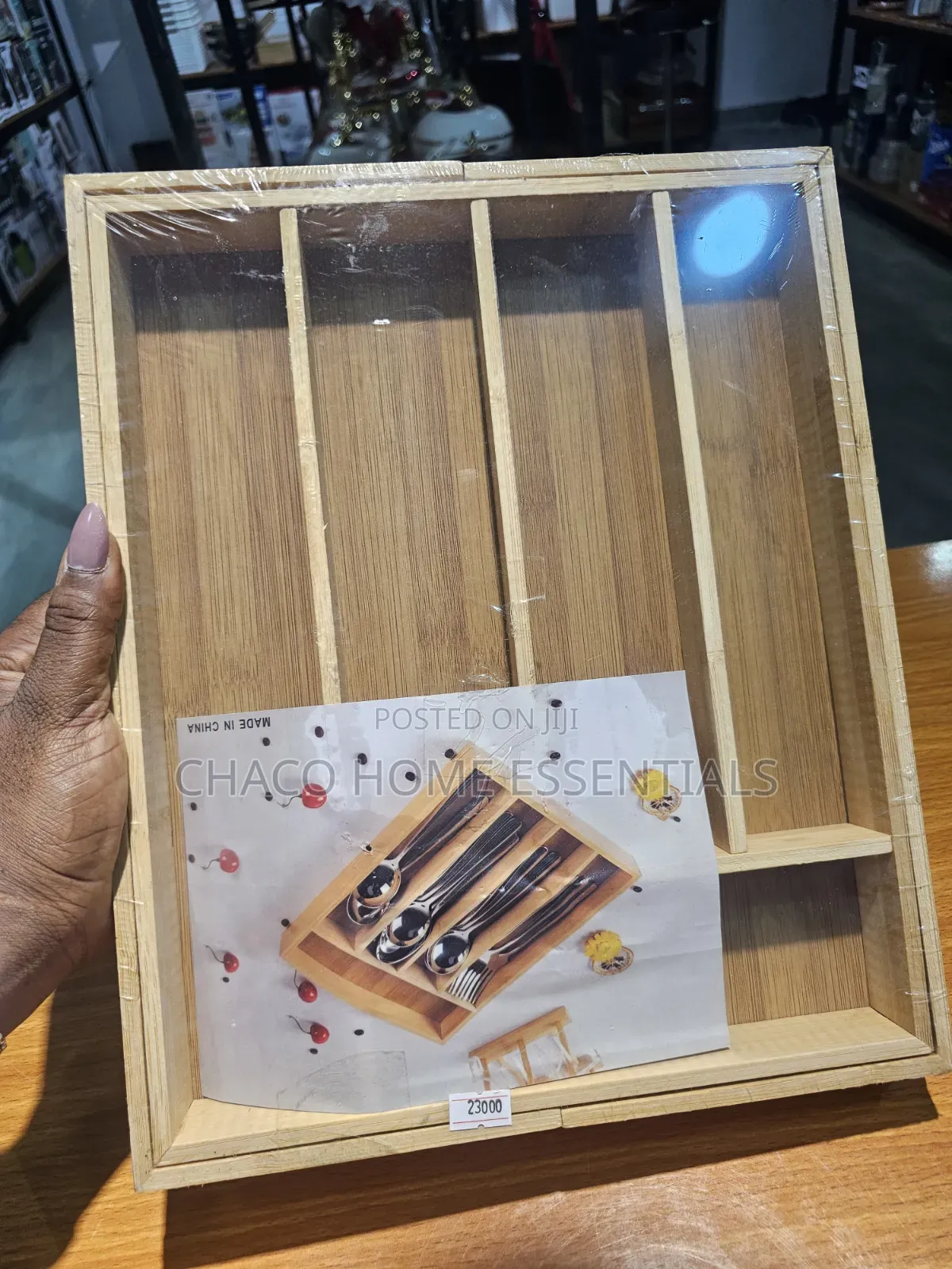Wooden / Bamboo Cutlery Organizer / Drawer Tray
