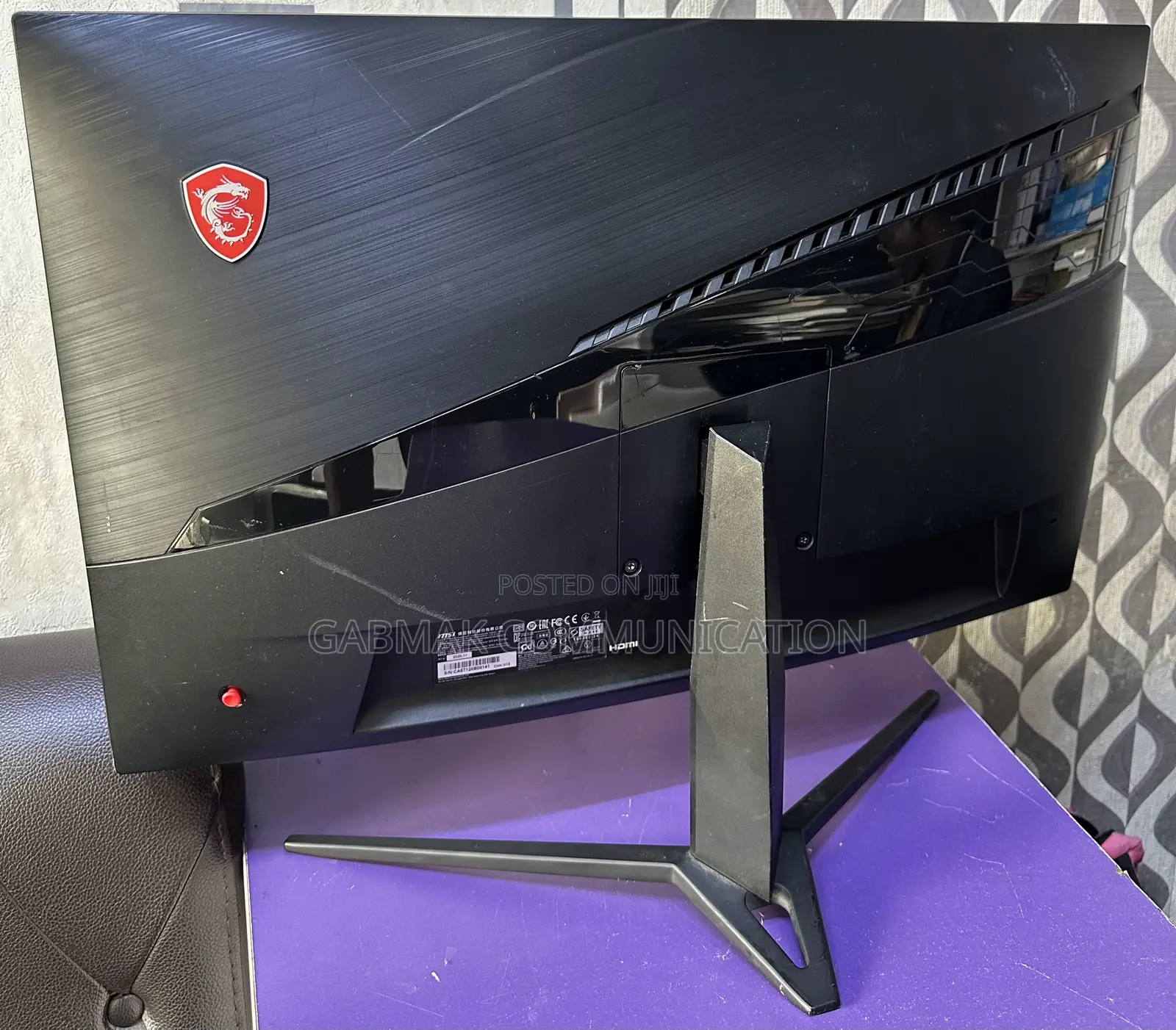 Gaming Curved Monitor 27’ Inches