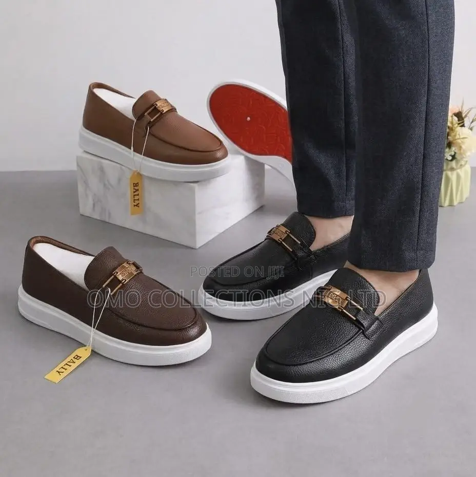 Men’s Luxurious Leather Loafers – Fully Boxed
