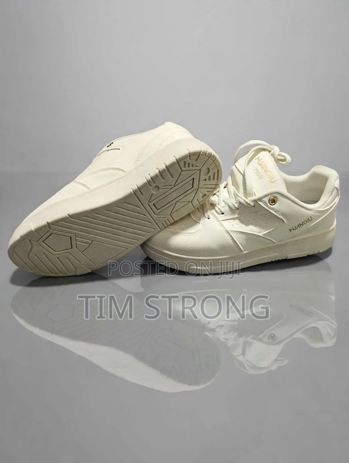 Chunky, Clean, Classy, Comfortable Unisex Cream Sneakers