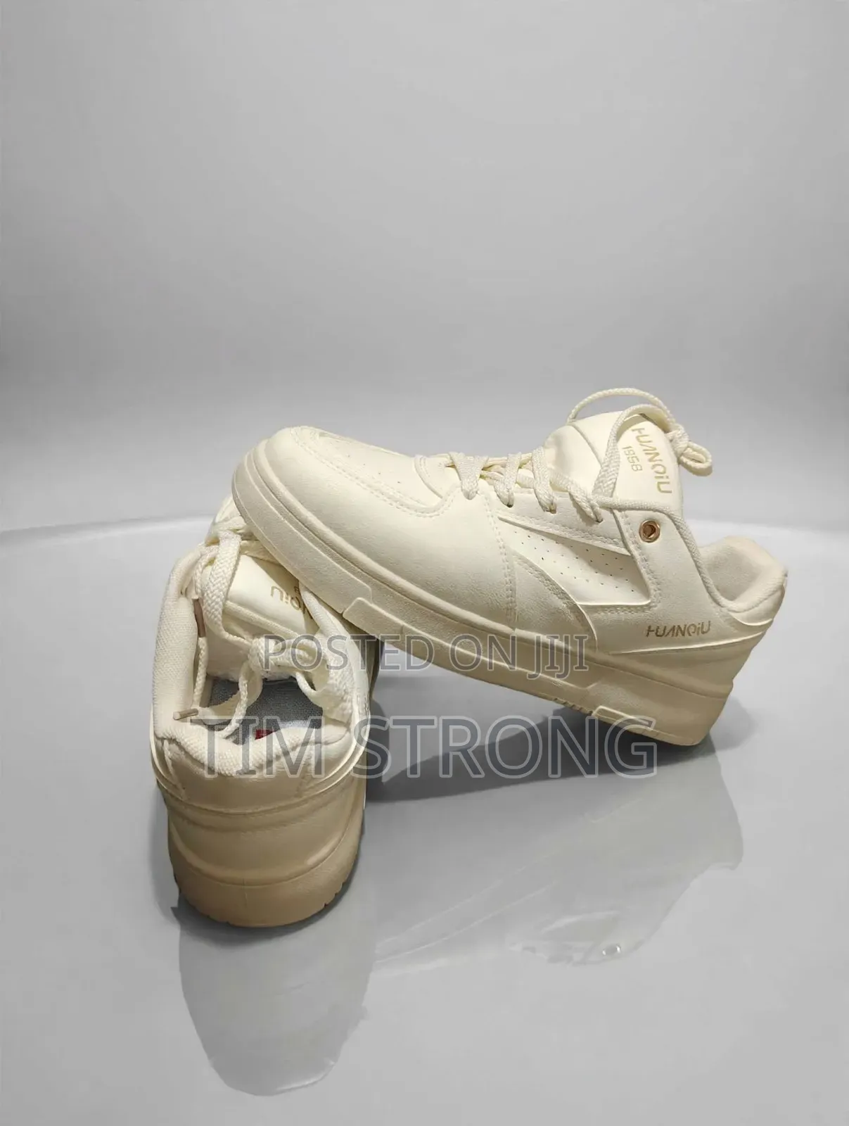 Chunky, Clean, Classy, Comfortable Unisex Cream Sneakers