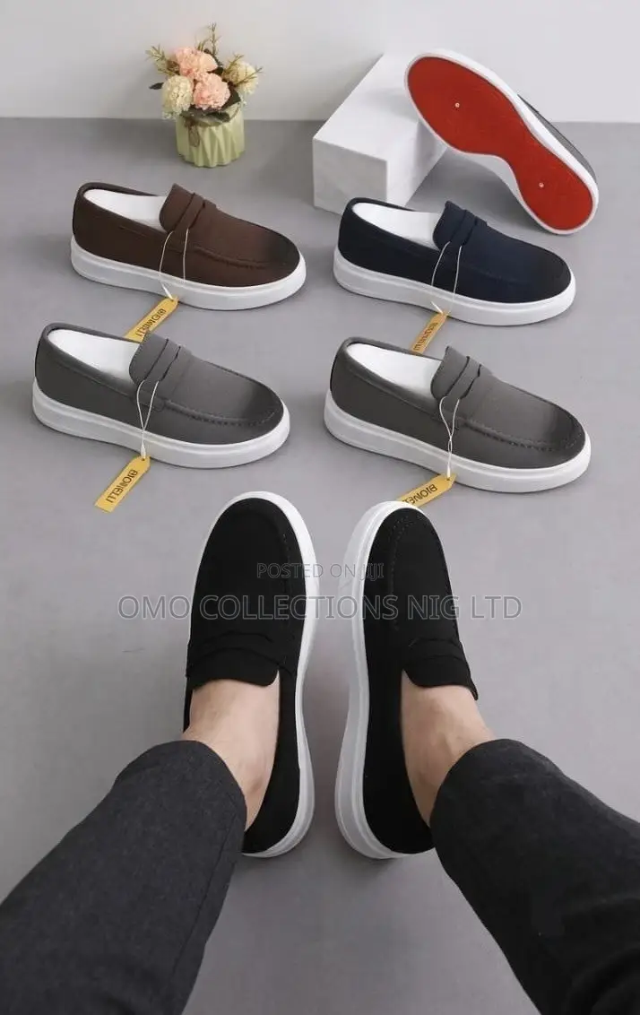Premium BIONELL Men’s Classic Canvas Loafers – Fully Boxed