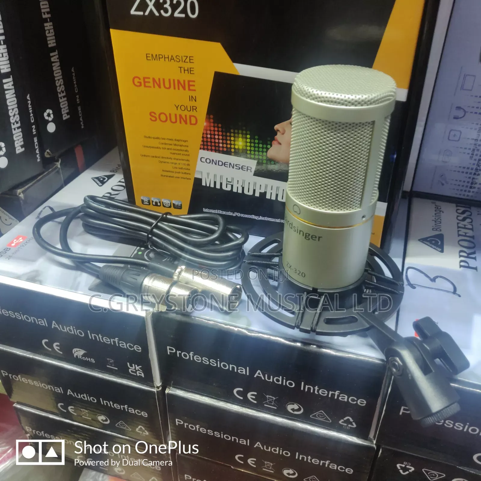 ZX320 Condenser Mic Birdsinger