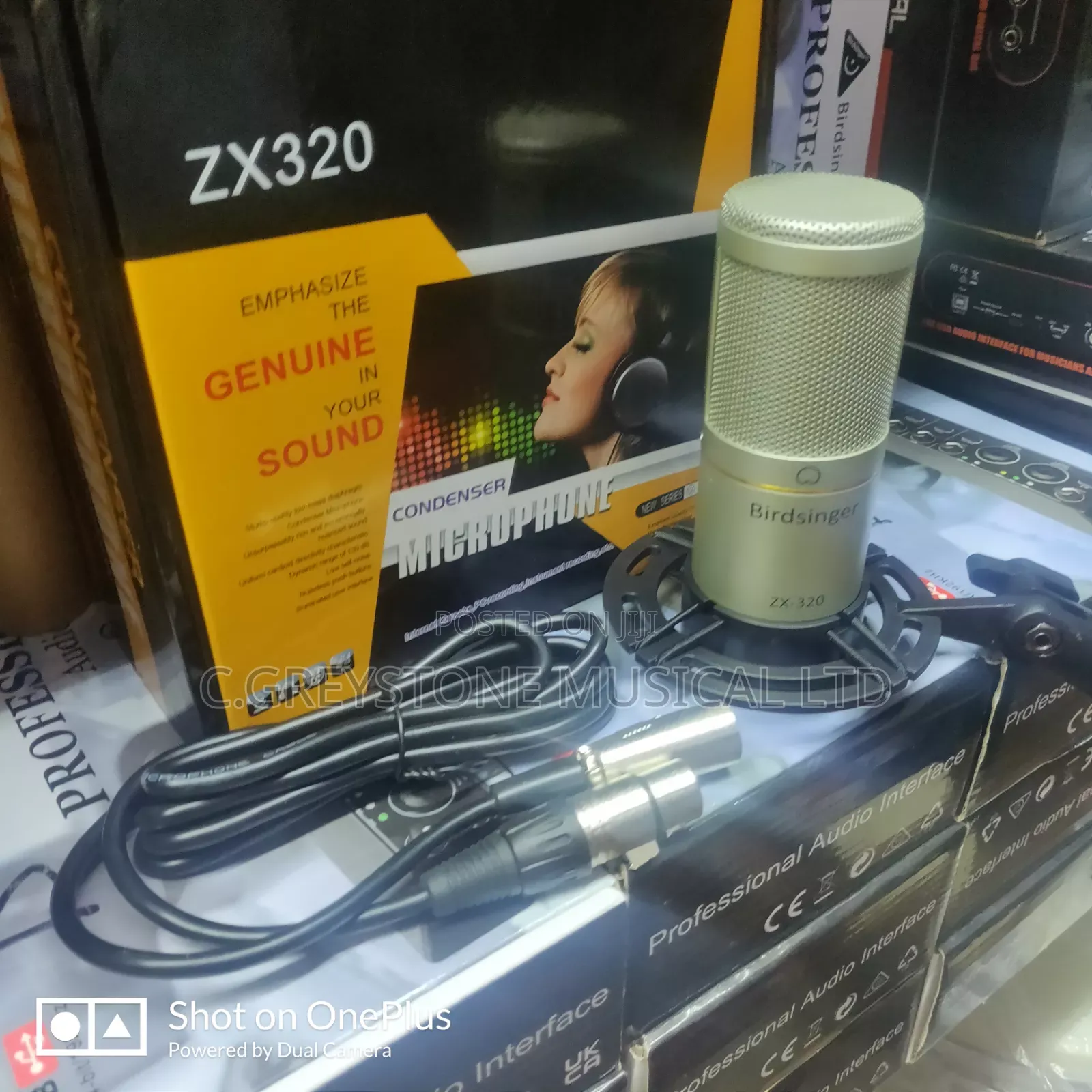Recording Mic Zx320 Microphone Condenser