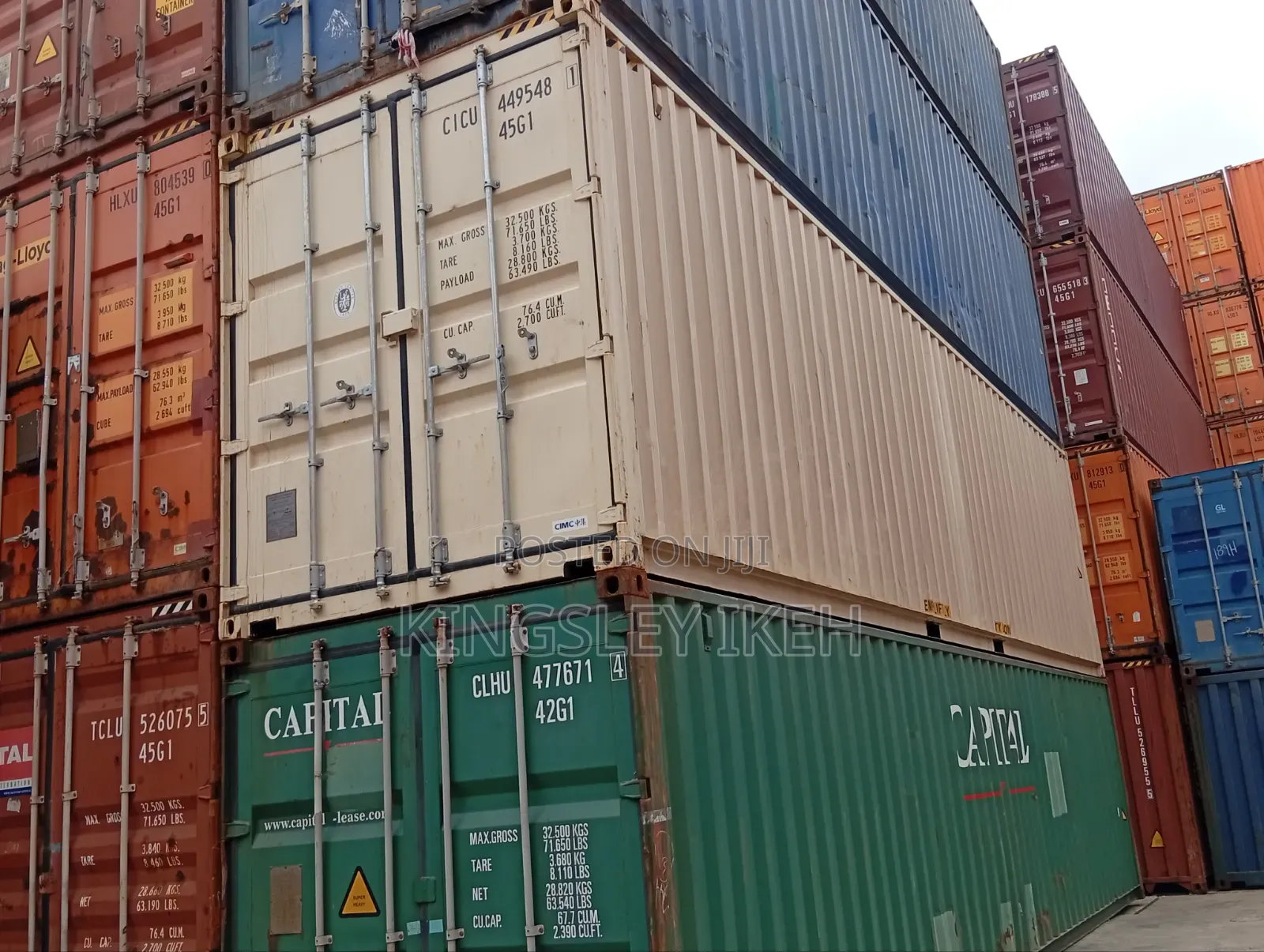Dry Containers, Reefer Containers, and Porta Cabins