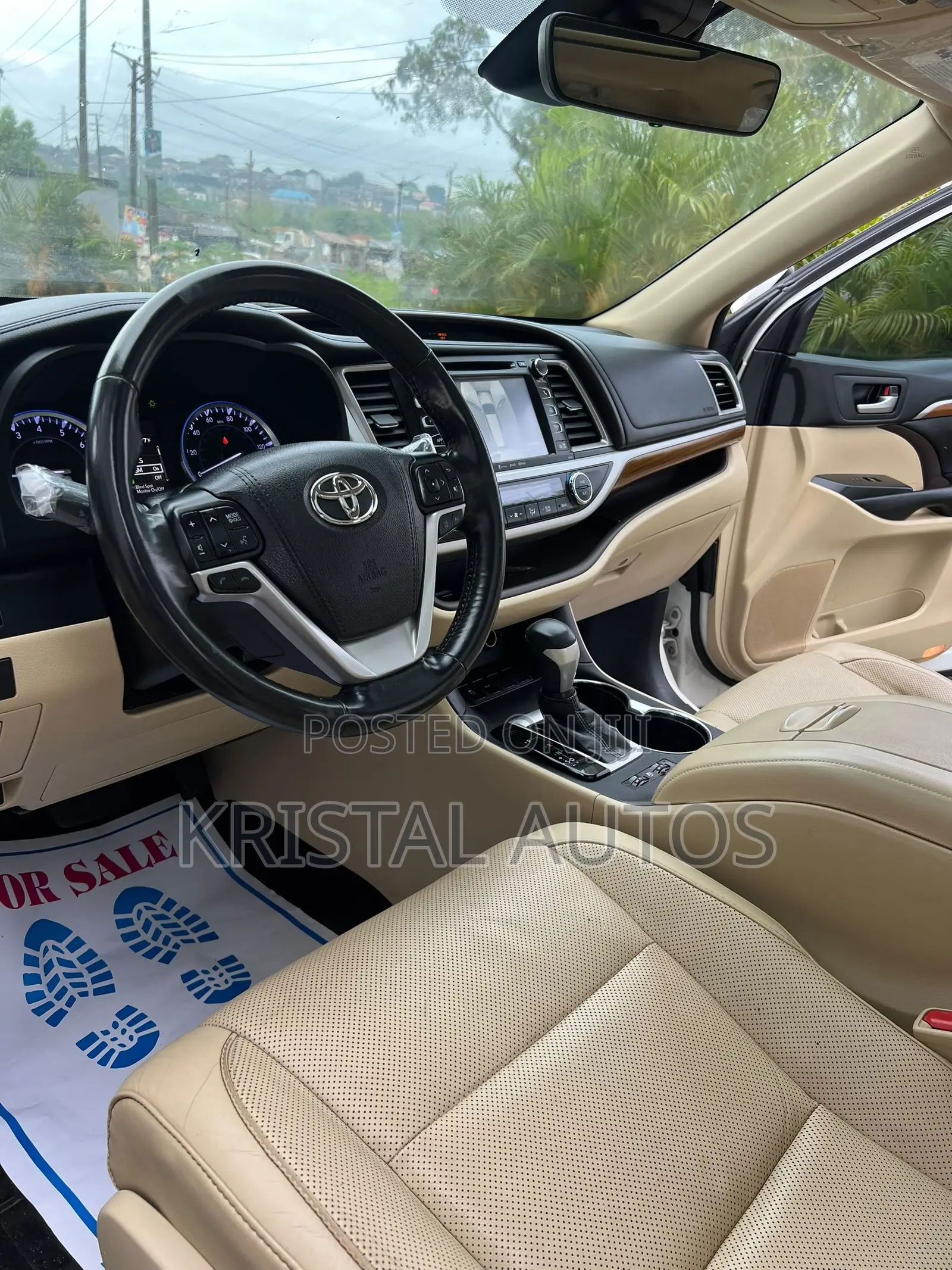 Toyota Highlander Limited 4x4 V6 (3.5L 6cyl 8A) 2018 White